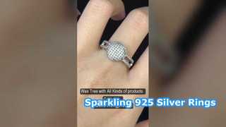 Cincin CZ Perak 925 Berkilau Elegan