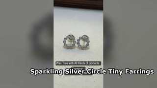 Anting Semanggi CZ Perak Murni 925 yang Elegan