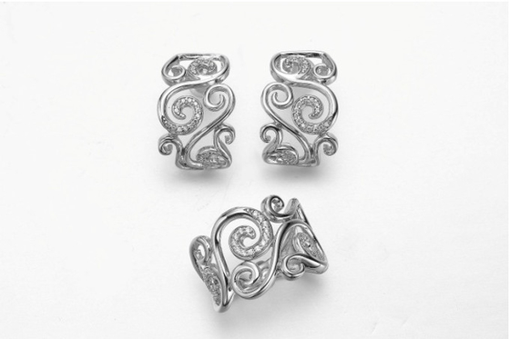 Kate Spade Silver 925 Perhiasan Set 6.21g 925 Sterling Silver Stud Earrings