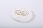 Cincin Janji Pertunangan Abadi Radiant Cutting 2.3g 925 Silver CZ Rings Untuk Wanita