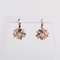 Wanita Berlapis Rhodium 925 Silver Gemstone Earrings Marquise Colorful CZ Stud Earrings