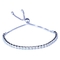 Perhiasan yang Dapat Disesuaikan S925 Geser Rantai Gelang Gelang Tenis Untuk Wanita