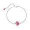Fashion Opal Stone Crystal Gelang 925 Sterling Silver Jewelry Untuk Wanita