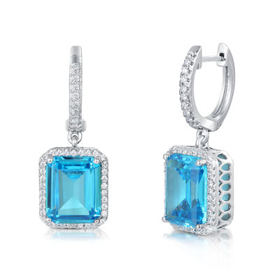 Set anting-anting perak sterling