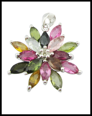 925 Silver Gemstone Pendant Dengan Untuk Kerajinan Anda 925 Silver Gemstone Pendant Customer Requirements Met