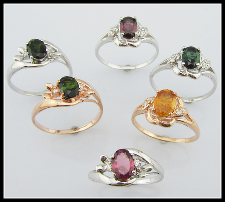 925 Cincin Permata Perak buatan tangan Yang Menakjubkan Dilapisi Rhodium Ringan dan Elegan