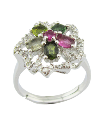 Cincin Perak Sterling dengan 925 Purity Rings Ukuran 7 10 Cocok