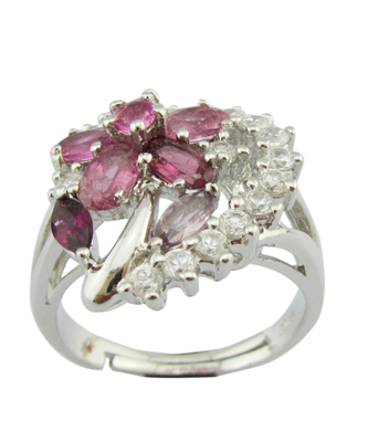Cincin Perak Sterling dengan 925 Purity Rings Ukuran 7 10 Cocok