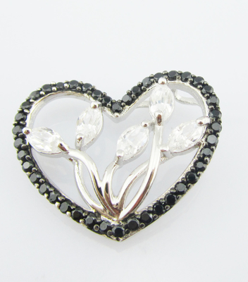 Elegant AAA Grade Cubic Zirconia Stud Earrings Perak 925 Perhiasan Set kalung perak sterling dan set anting untuk pengantin