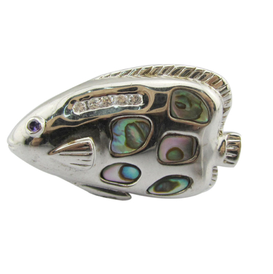 Colored Shell Silver Gemstone Pendant Zircon Crystal Necklace Untuk Pesta Sehari-hari