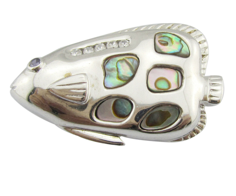 Colored Shell Silver Gemstone Pendant Zircon Crystal Necklace Untuk Pesta Sehari-hari