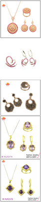 925 Perhiasan Perak Sterling Set dengan AAA CZ Stones Lobster Clamp Closure Logo yang disesuaikan