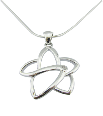 Patrick Star Customized Pendant Cubic Zircon Perak CZ Patrick Star Pendant Kalung Manik
