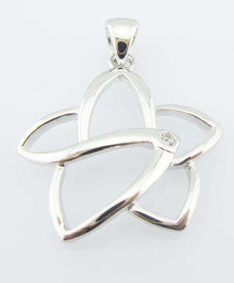 Patrick Star Customized Pendant Cubic Zircon Perak CZ Patrick Star Pendant Kalung Manik