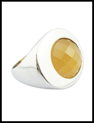 Mencolok Irregular Batu permata cincin dalam Tourmaline Vibrant buatan tangan Sterling Perak cincin besar Sterling Perak cincin