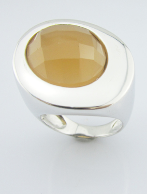 Mencolok Irregular Batu permata cincin dalam Tourmaline Vibrant buatan tangan Sterling Perak cincin besar Sterling Perak cincin