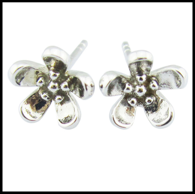 Portable 925 Silver CZ Earrings Stud Earrings Keuntungan kecil Earrings perak asli Earrings perak kecil