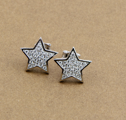 Star Earring Stud Twinkling Star 925 Sterling Silver Stud Earrings untuk Everyday Glamour Earrings perak asli