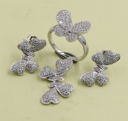 925 Sterling Silver Stud Earrings dengan Kubic Zirconia Stones Knot Earring Stud Knot Set Party Anniversary Gift For Love