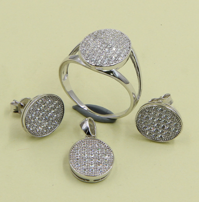 2-5g Oval 925 Silver Cubic Zirconia Stud Earrings for Jewelry Membuat earrings cubic zirconia stud sterling silver Cute