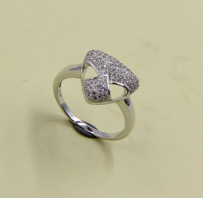 925 Sterling Silver Eternity Bands Ring Set Untuk Wanita Ukuran 5-10 Chunky Sterling Silver Rings Unik Sterling Silver