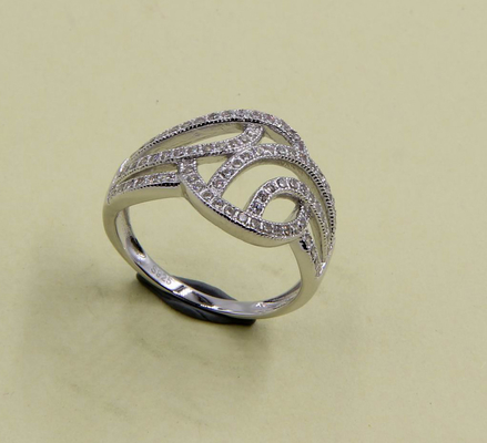 Sterling Silver Cubic Zirconia Rings Untuk Pakai Harian Sterling Silver Heart Ring Sterling Silver Thumb Rings Fashion