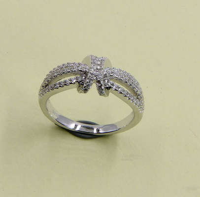 Knot Round / Oval / Marquise AAA Grade Cubic Zirconia Boys 925 Sterling Silver Wedding Band Ring Silver Stackable Rings