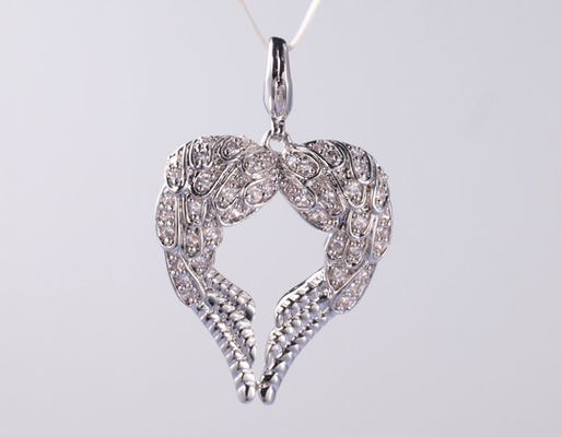 Fasan Desain 925 Sterling Silver Pendant Rantai untuk liburan musim panas pesona untuk perhiasan perak cz liontin