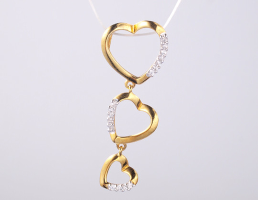 18K Gold Plating Muslim 46cm Geometric Round Besar Muslim Kalung Zircon Pendant dalam 925 Sterling Perak pakaian kasual