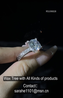 Moissanite 925 Perak Sterling CZ Cincin Berwarna Batu Jelas Perak Fashion Cincin Perak Sterling Perak Perak Cz Perhiasan Perak Sterling Perak Ukiran Cincin 925 Perhiasan Sterling