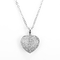3.15g 925 Perak CZ Pendant Rhodium Valentines Day Heart Pendant