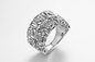 &quot;Knot Tak Terhitung&quot; 925 Sterling Silver CZ Rings Tie up Wedding Present