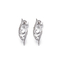 Semilune 925 Silver CZ Earrings 1.95g Silver Drop Earrings Untuk Wanita