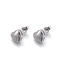 2.6 Gram 925 Silver CZ Earrings OEM Tiffany Heart Earrings Silver