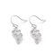 Tiffany Sterling Silver Cubic Zirconia Drop Earrings 2.12g Dipoles Cermin