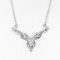 Garis Ganda 925 Sterling Silver Necklaces 5.03g Perhiasan Kundan Perak Murni