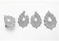 Set Perhiasan CZ Perak 925 Putih Pear 925 Sterling Silver Kalung Dan Set Anting-Anting