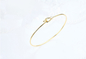 0.07ct 18K Gold Diamond Bangle GDTC 18kt Yellow Gold Bangle Bracelet