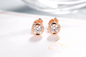 OEM 18K Gold Diamond Earrings Labu Berbentuk 3.0gram Cartilage Stud