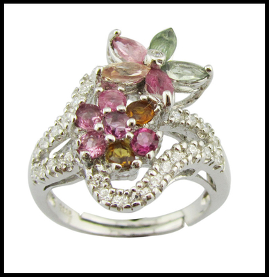 Cincin Perak Sterling dengan 925 Purity Rings Ukuran 7 10 Cocok