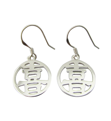 Earring Kebahagiaan Cina 925 CZ Earring Perak Sterling Bentuk bunga halus untuk terlihat feminin dan elegan